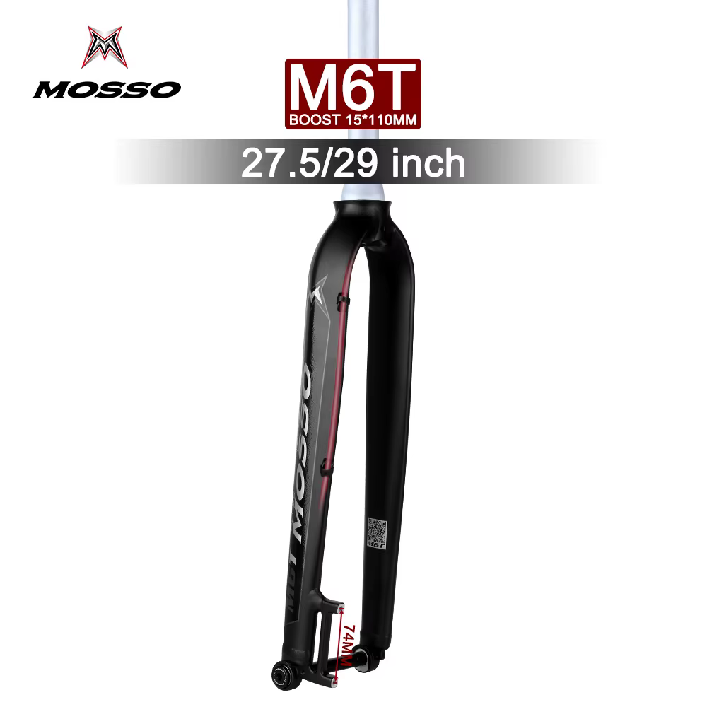 Fourche avant de vélo de montagne en fibre de carbone