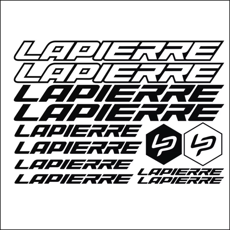 Autocollants de cadre de vélo LAPIERRE