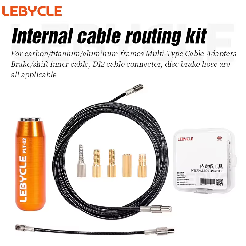 LEBYCLE Kit de routage de câbles internes de vélo de route pour cadres