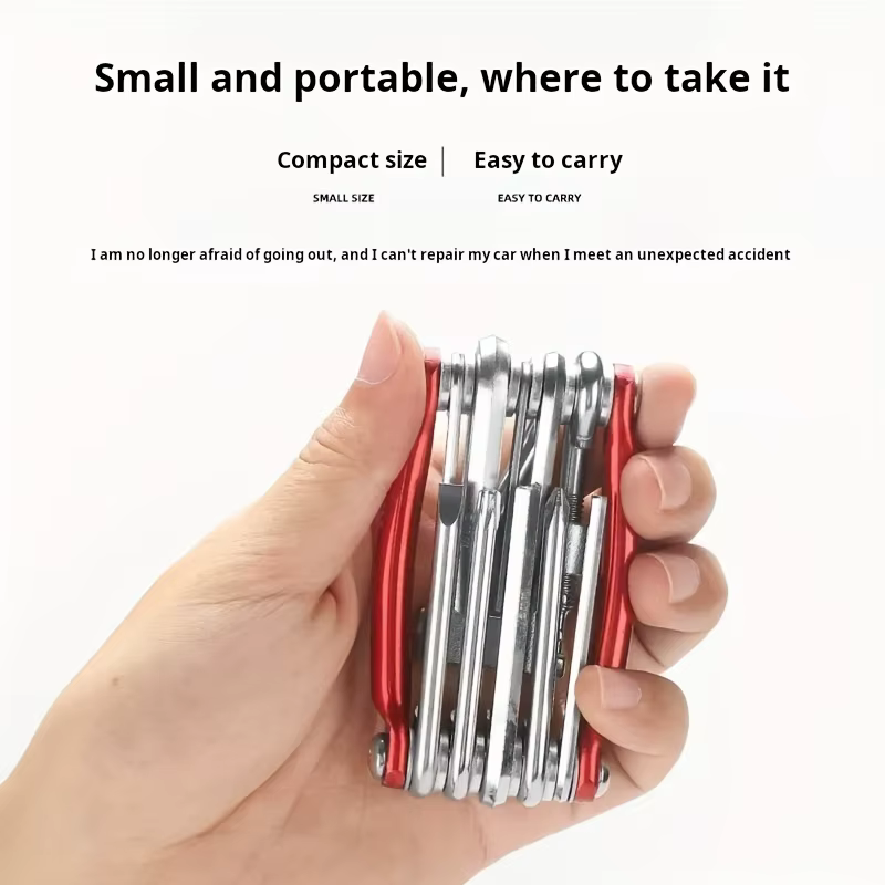 Kit de réparation de vélo multifonction