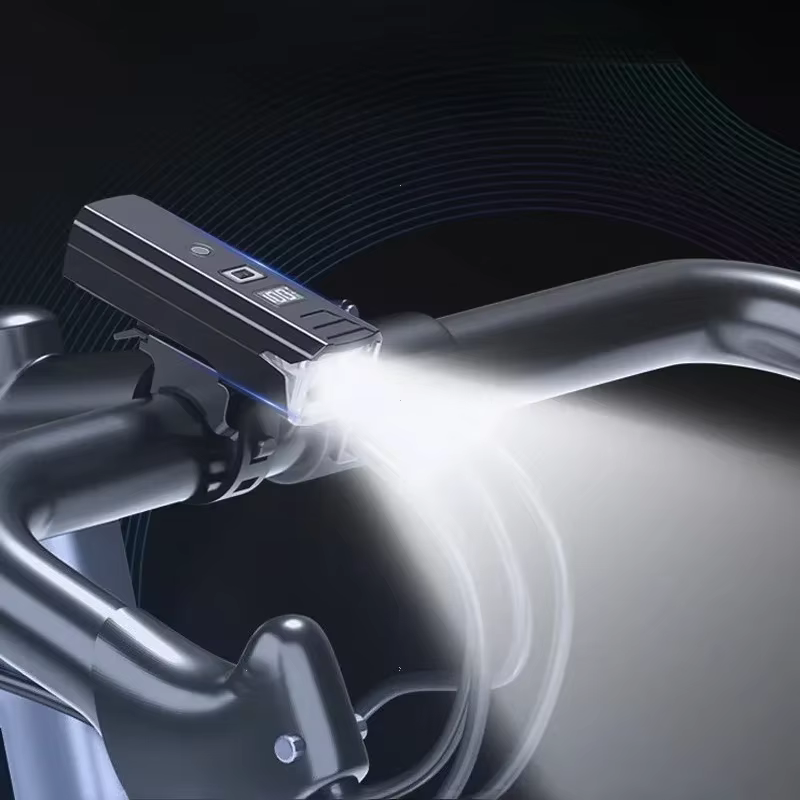 Phare de vélo 3000 lumens avec batterie externe 2000mAh