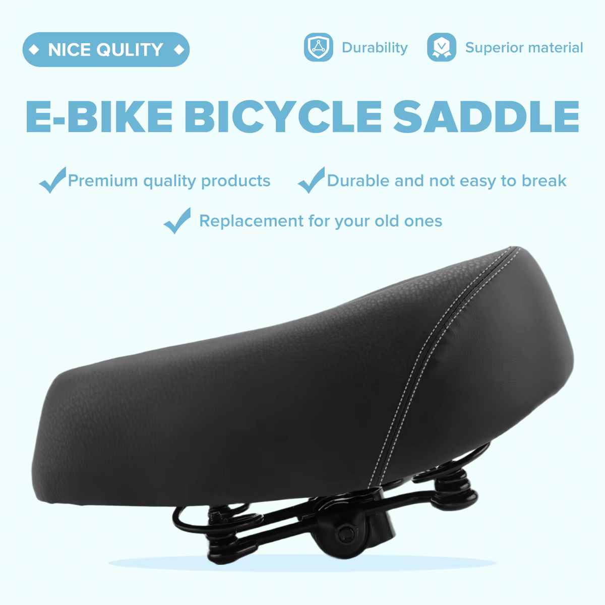 Promotion! Selle de vélo électrique élargie selles