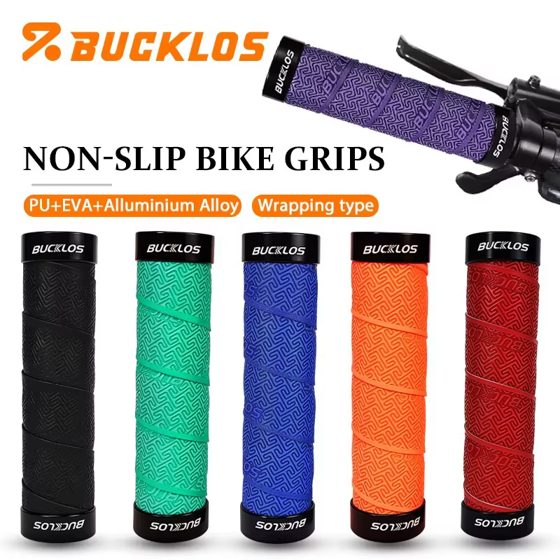 Poignées de vélo BUCKLOS en PU+EVA durables et confortables