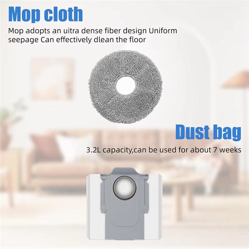 B98A-pour Roborock Saros 10R Kit d'accessoires pièces de rechange pour Robot aspirateur