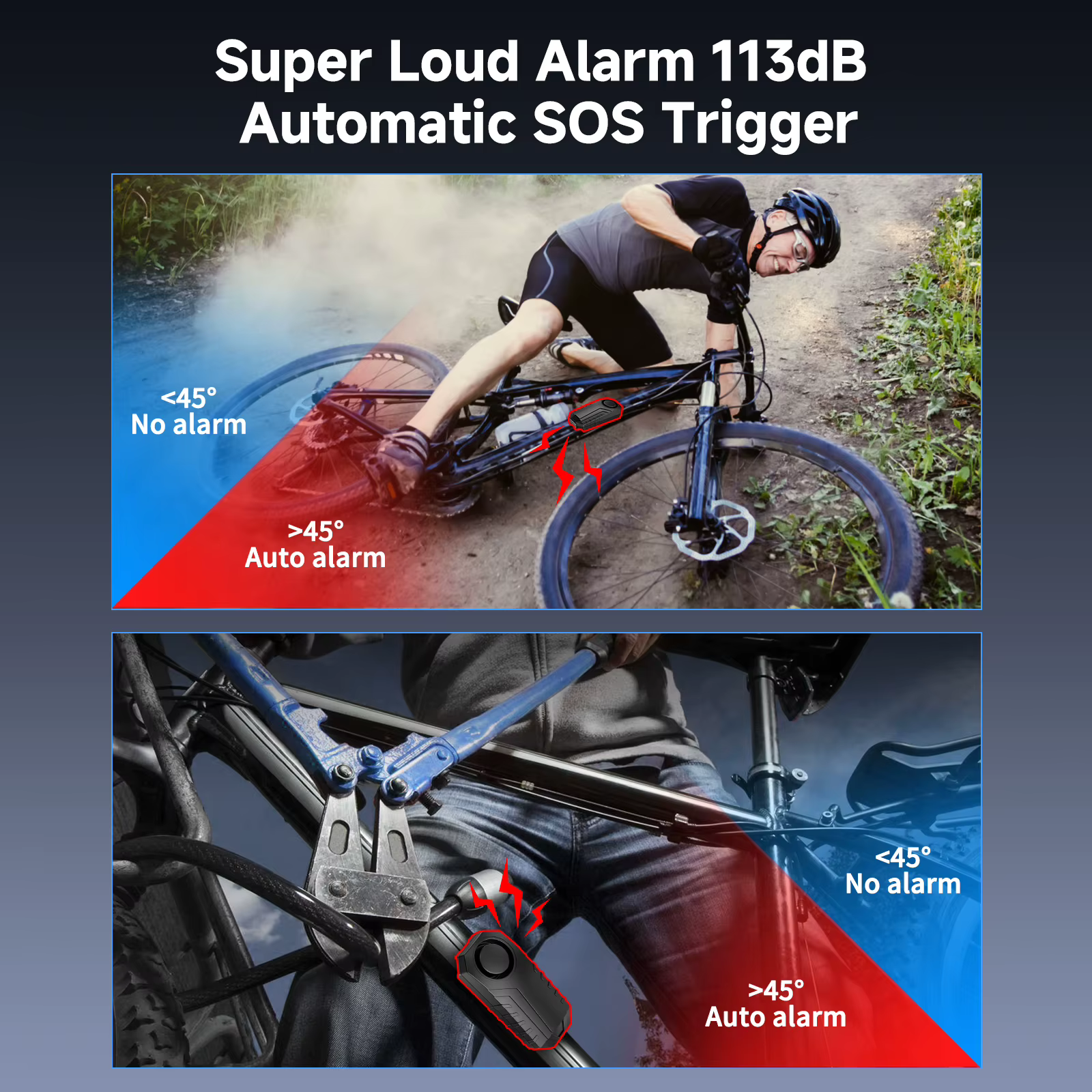 Alarme antivol pour vélo Extractme avec télécommande