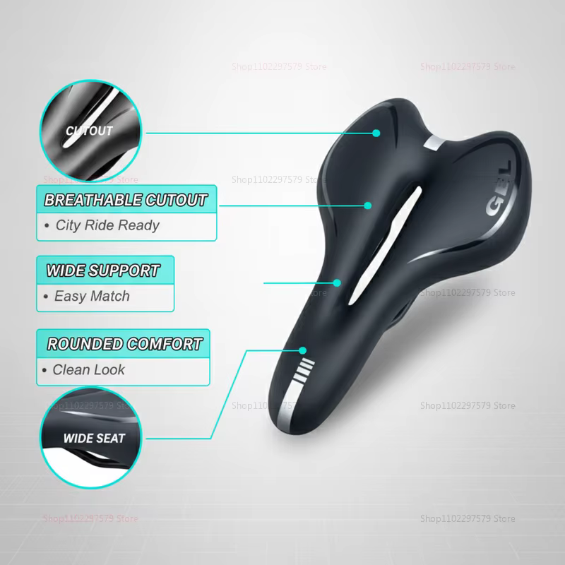 Selle de vélo de route confortable