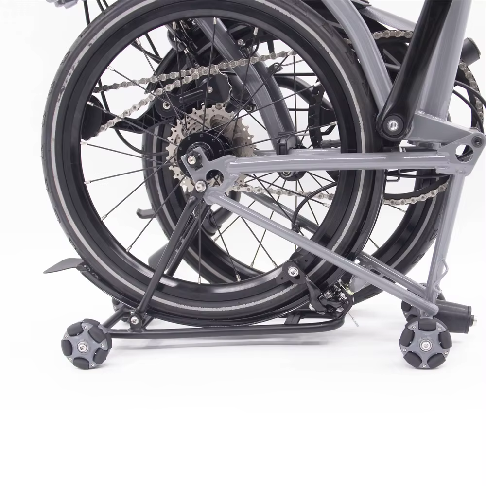 Roues silencieuses Omni Easy pour vélo pliant Brompton avec accessoires