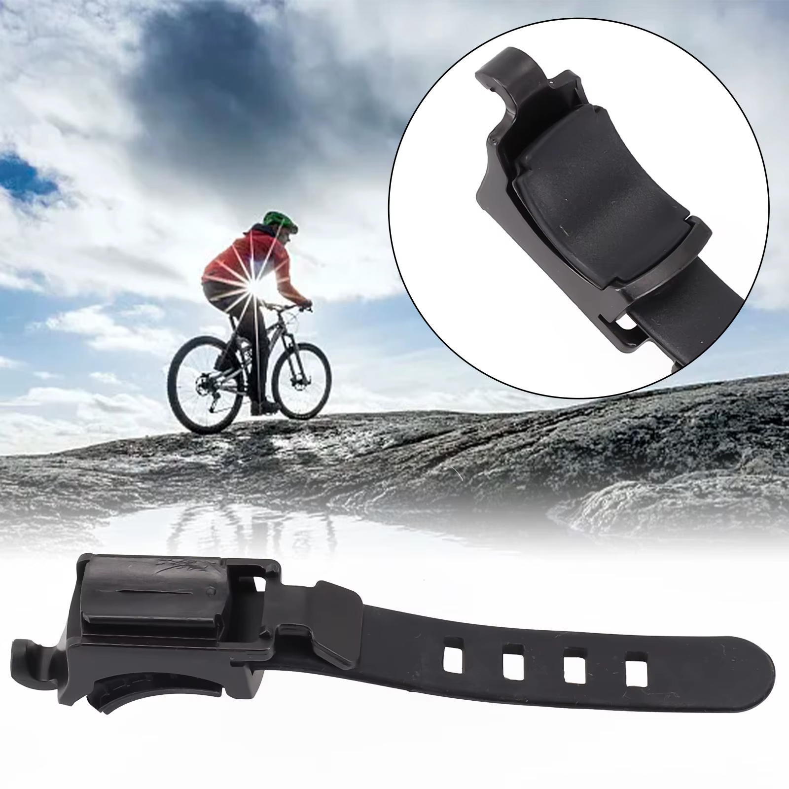 Support de lumière de vélo détachable