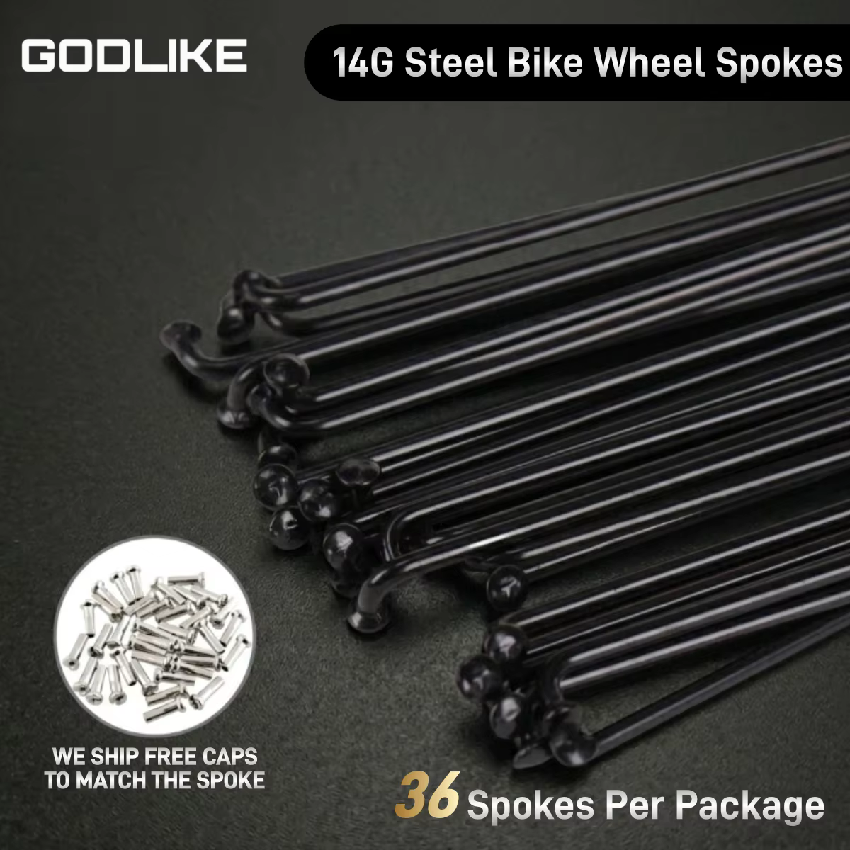36 pièces rayons de vélo