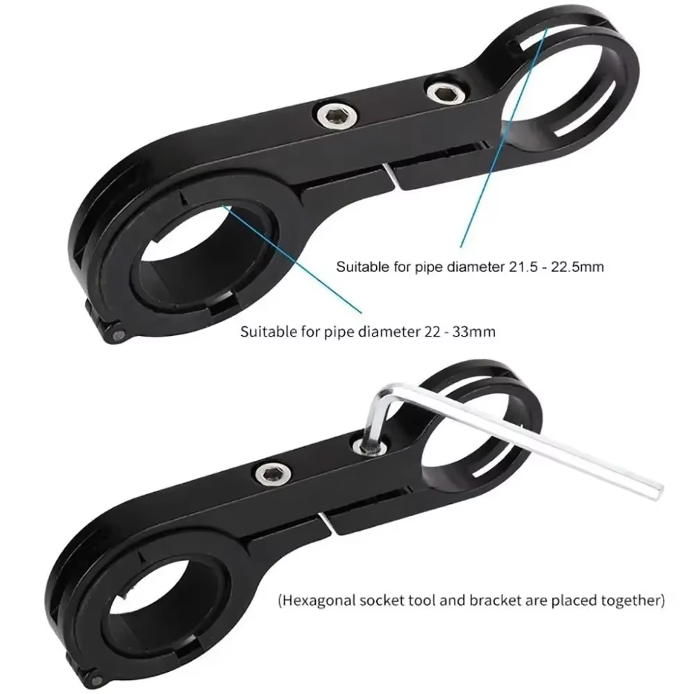 Extension de guidon de vélo en alliage d'aluminium