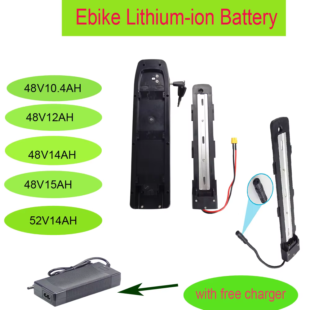 Batterie de vélo électrique Rad Power Bike Downtube 48V 52V 10.4Ah 15Ah