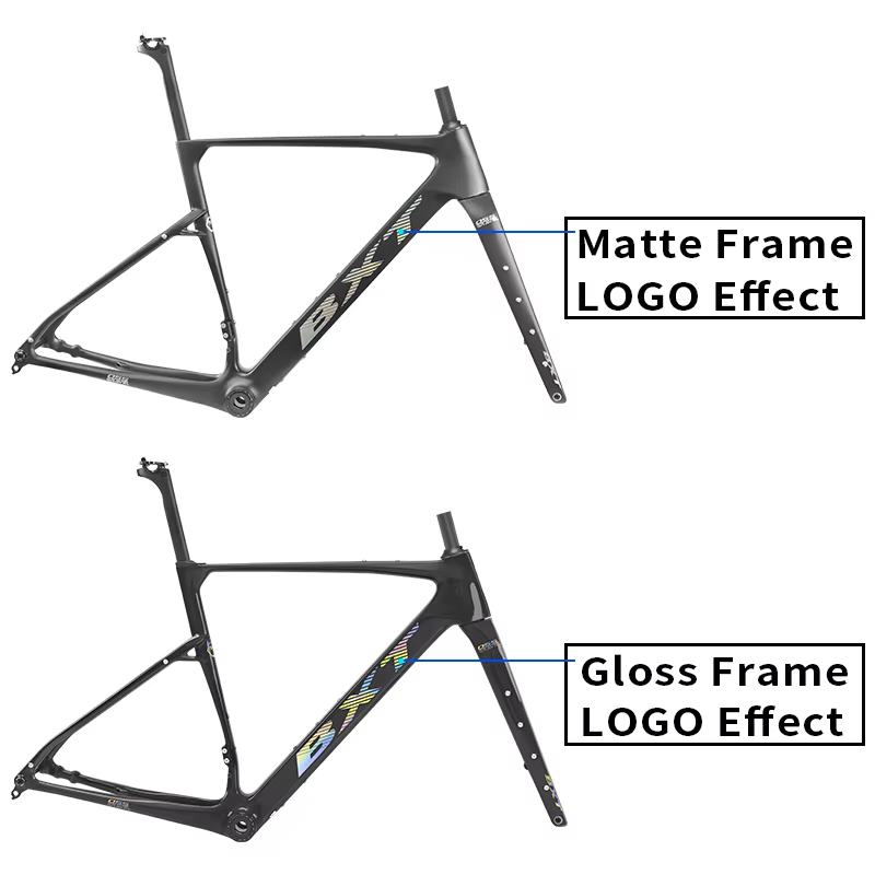 Cadre de vélo de gravier en fibre de carbone BXT T1000