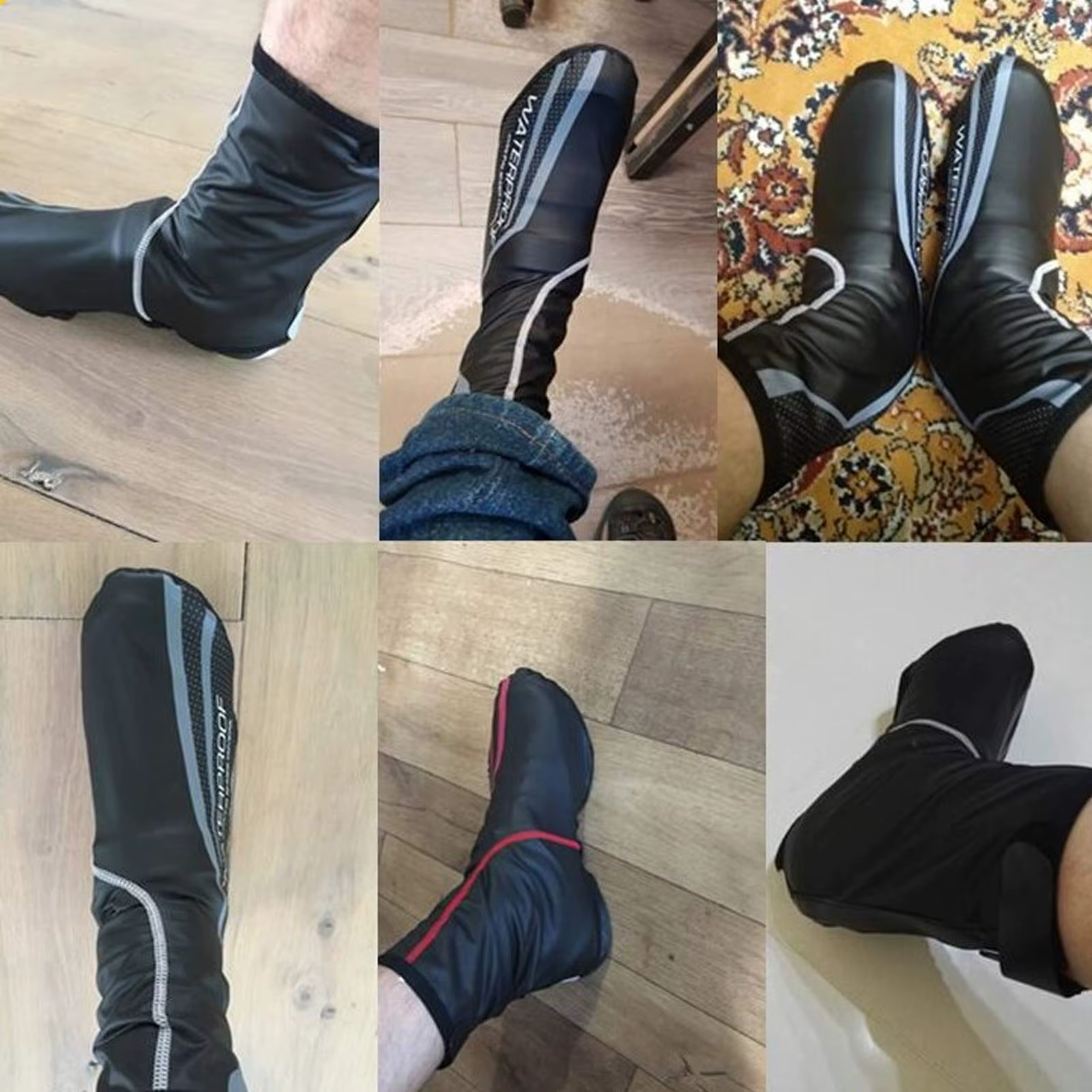 Couvre-chaussures de cyclisme imperméables et coupe-vent pour hommes et femmes