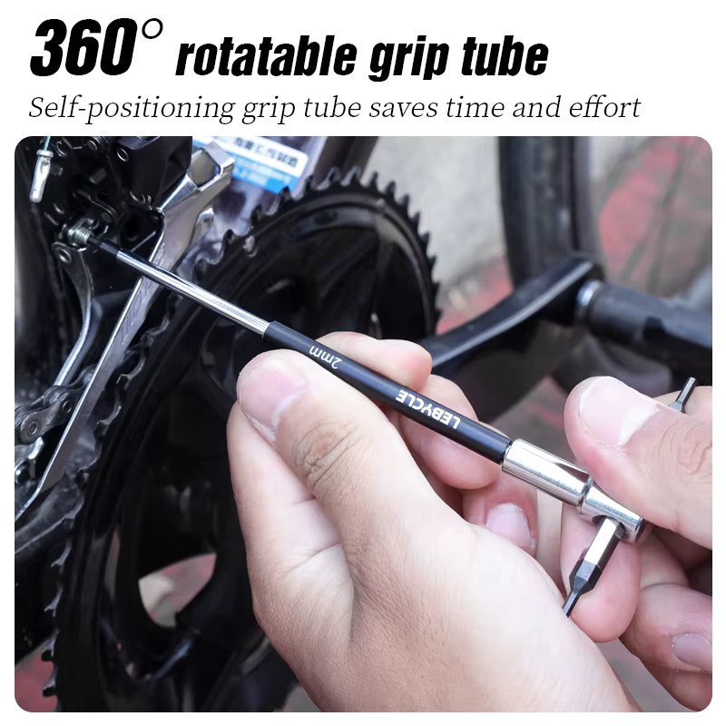 LEBYCLE – clé hexagonale coulissante en forme de T pour vélo de route et vtt
