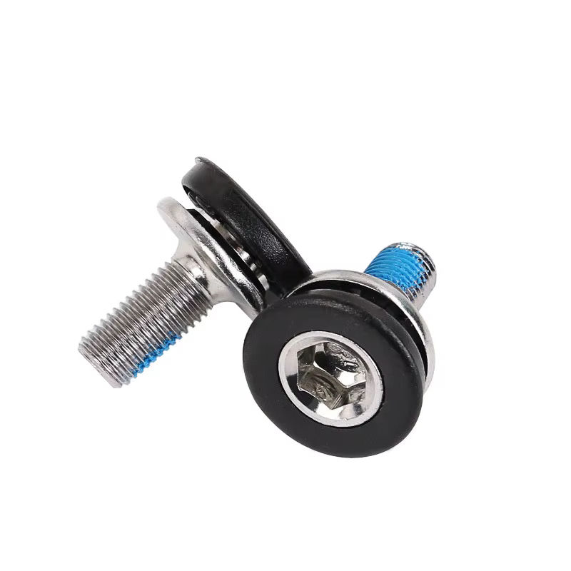 1 paire de support inférieur de vélo à trou carré, boulons scellés étanches, vis BB M8 * 15mm pour Brompton en alliage d'aluminium/acier