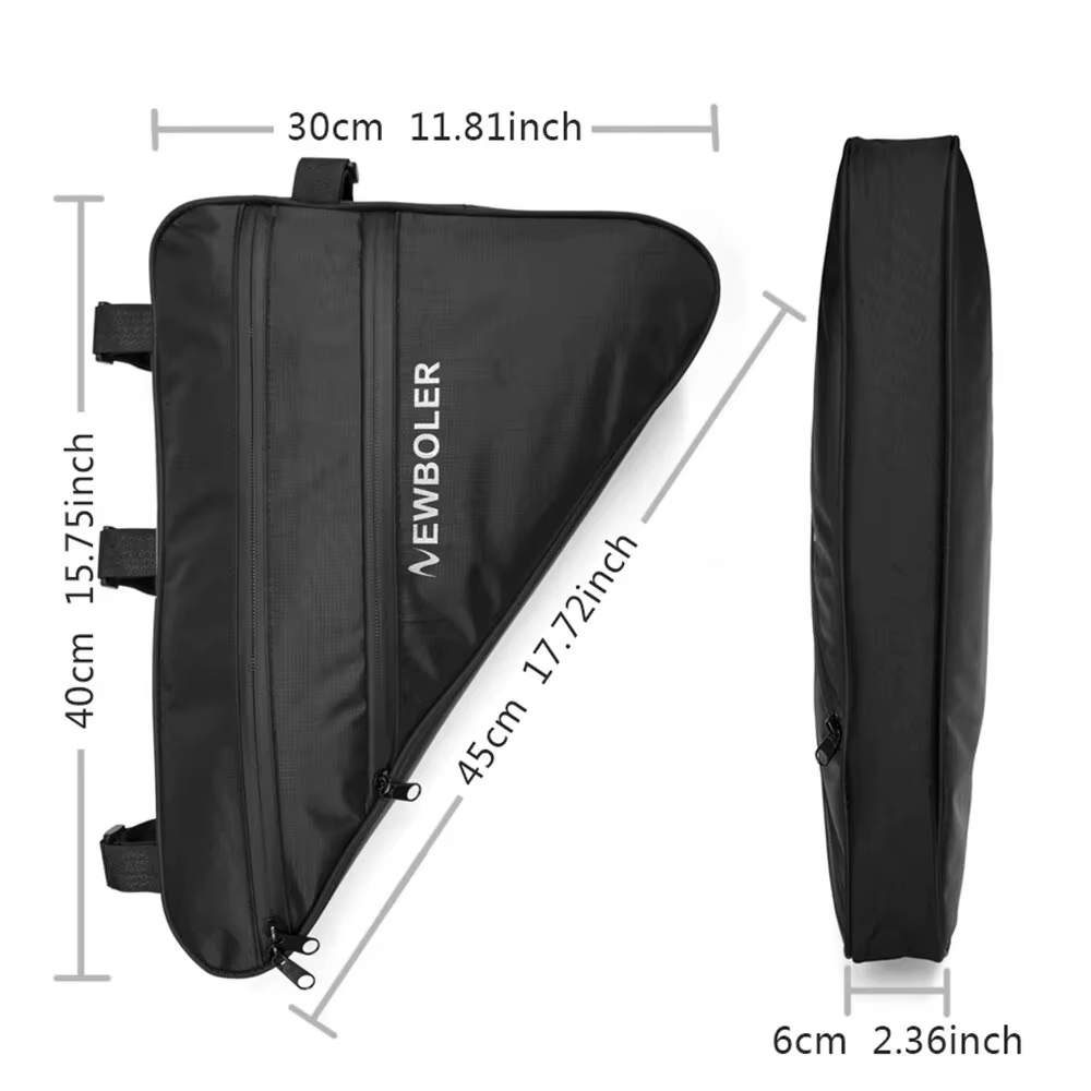 NEWBOLER grand sac Triangle de vélo cadre
