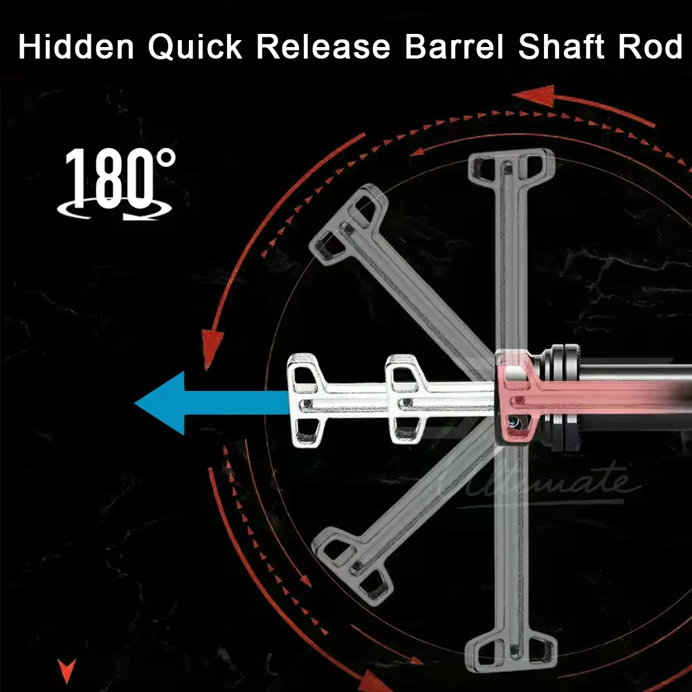 RIRO vélo caché dégagement rapide baril tige d'arbre 12/15MM ultraléger en alliage d'aluminium QR vtt