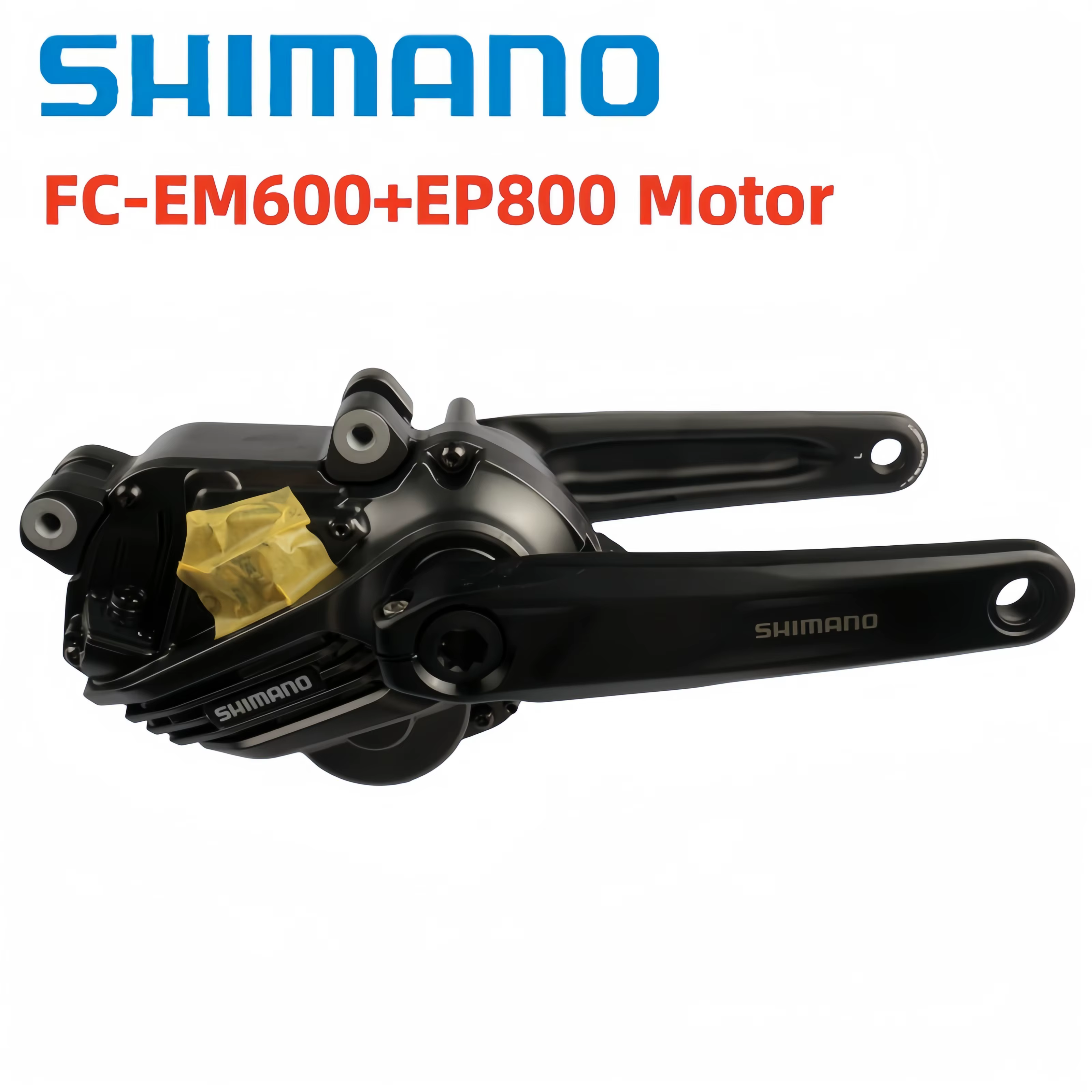 Groupe de manivelle Shimano DU-EP800 + pédalier FC-EM600 pour vélo électrique