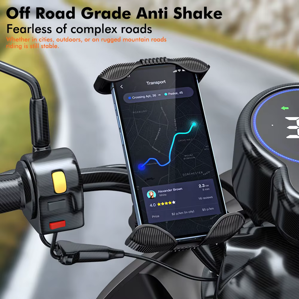 Support de téléphone de vélo pour rétroviseur de moto