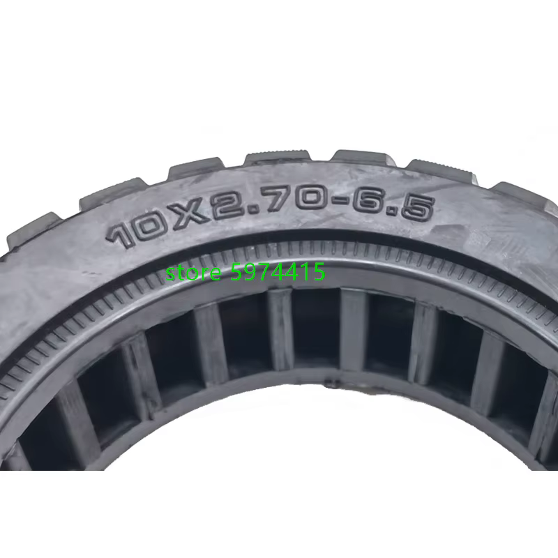 Pneu solide de 10 pouces 10x2.75-6.5 10x2.70-6.5 10x2.75 adapté aux accessoires de pneus de trottinette électrique