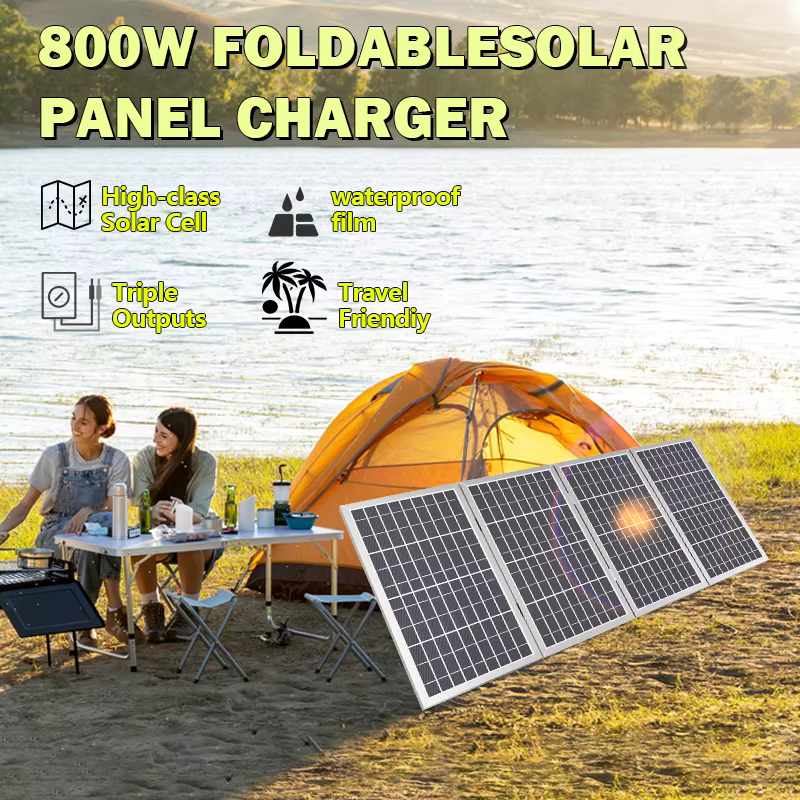Panneau solaire pliable 800W