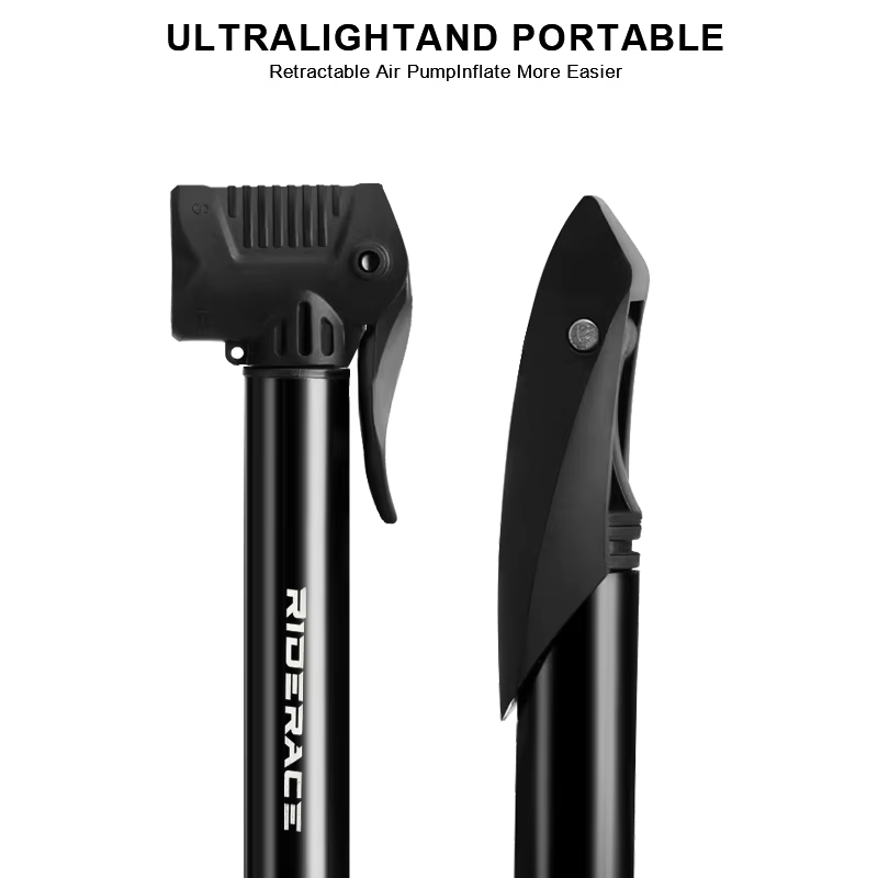 Pompe à vélo Portable, gonfleur de pneus de vélo de route et vtt