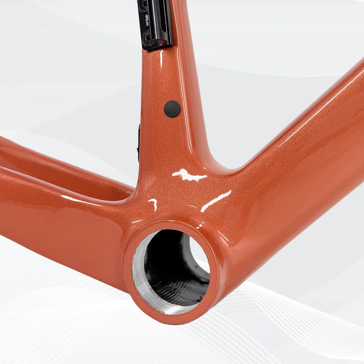 Cadre de vélo tout-terrain en carbone 2026 BB T47-86.5