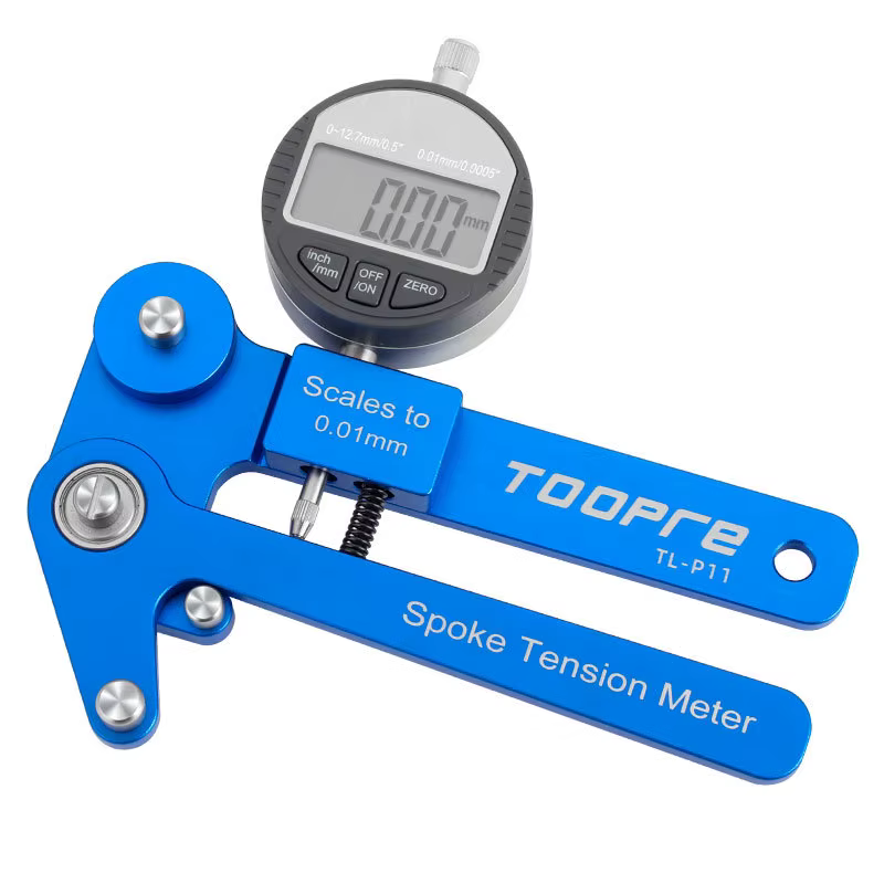 TOOPRE tensiomètre à rayons de vélo affichage numérique outil de Correction de jante jeu de roues mécaniques dispositif