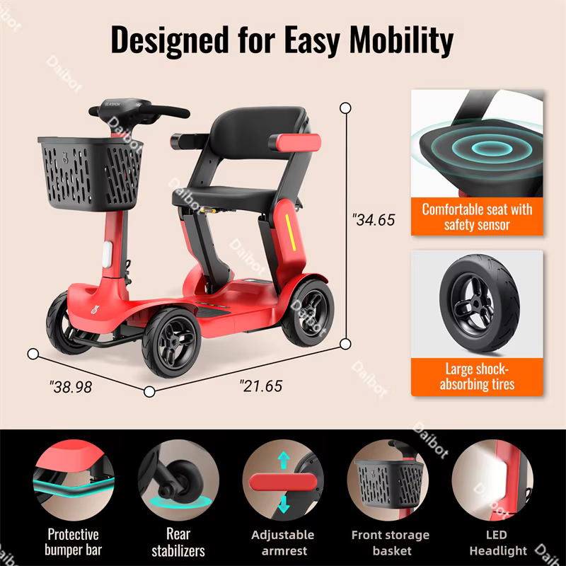 Trottinette électrique pliante pour adultes