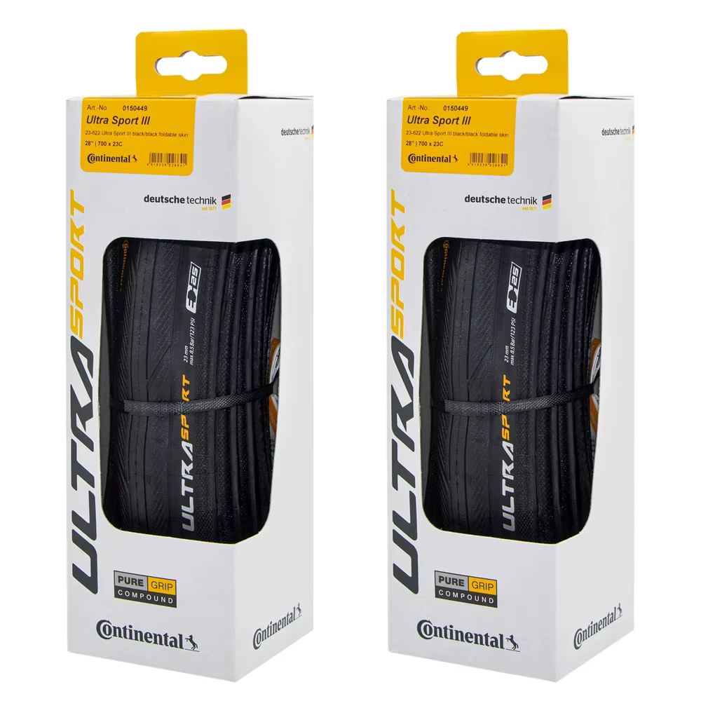1 paire de pneus de route Continental ULTRA SPORT III 700x2 0/25/28C pneu pliable pour vélo