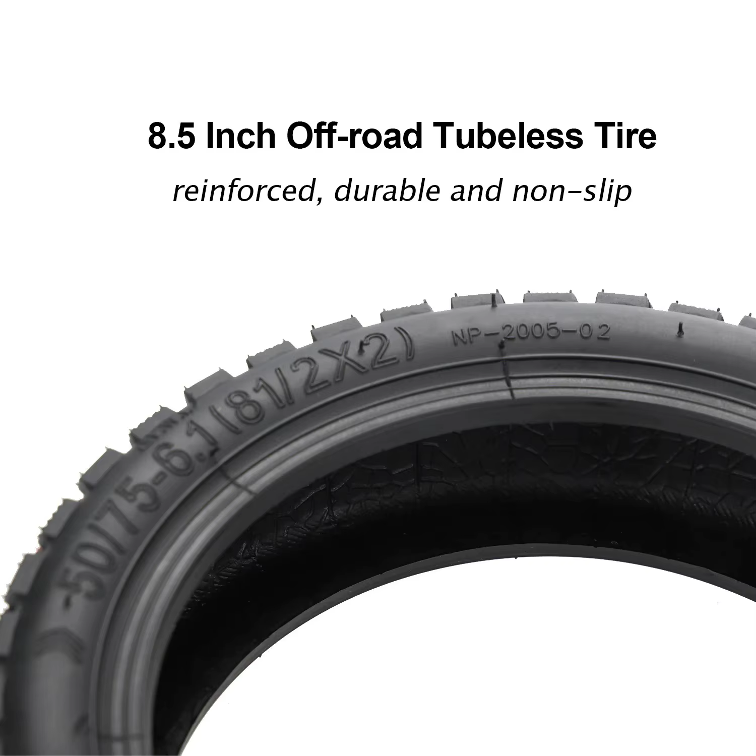 Pneu tubeless tout-terrain 50/75-6.1 (8.5x2)