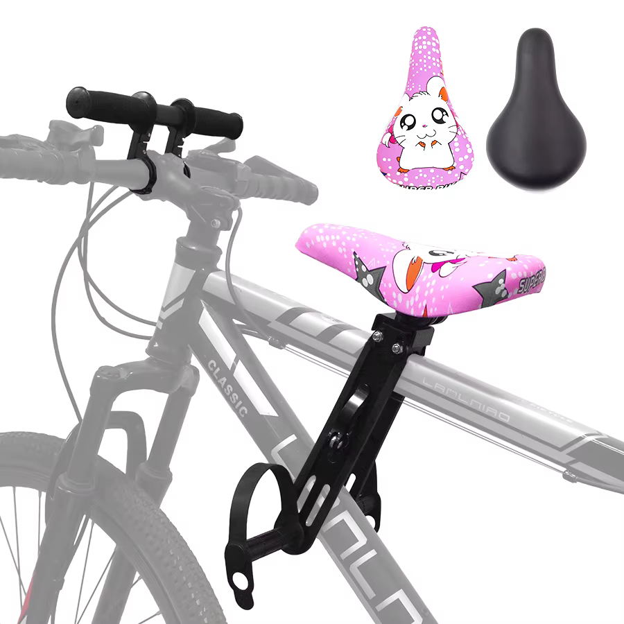 Siège de vélo VTT enfant monté sur le devant pour enfants de 2 3 4 5 ans selle