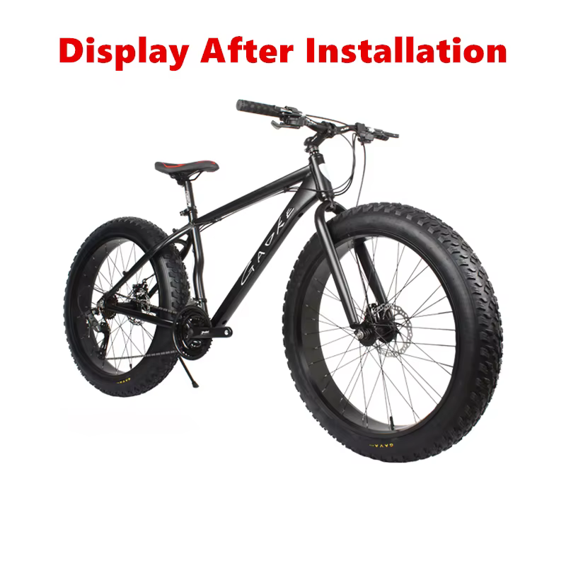 Moyeux de vélo vélo de neige 26x4.0 frein à disque Ultra-large ajustement volant d'inertie rotatif 36 trous roue avant et arrière en acier à haute teneur en carbone