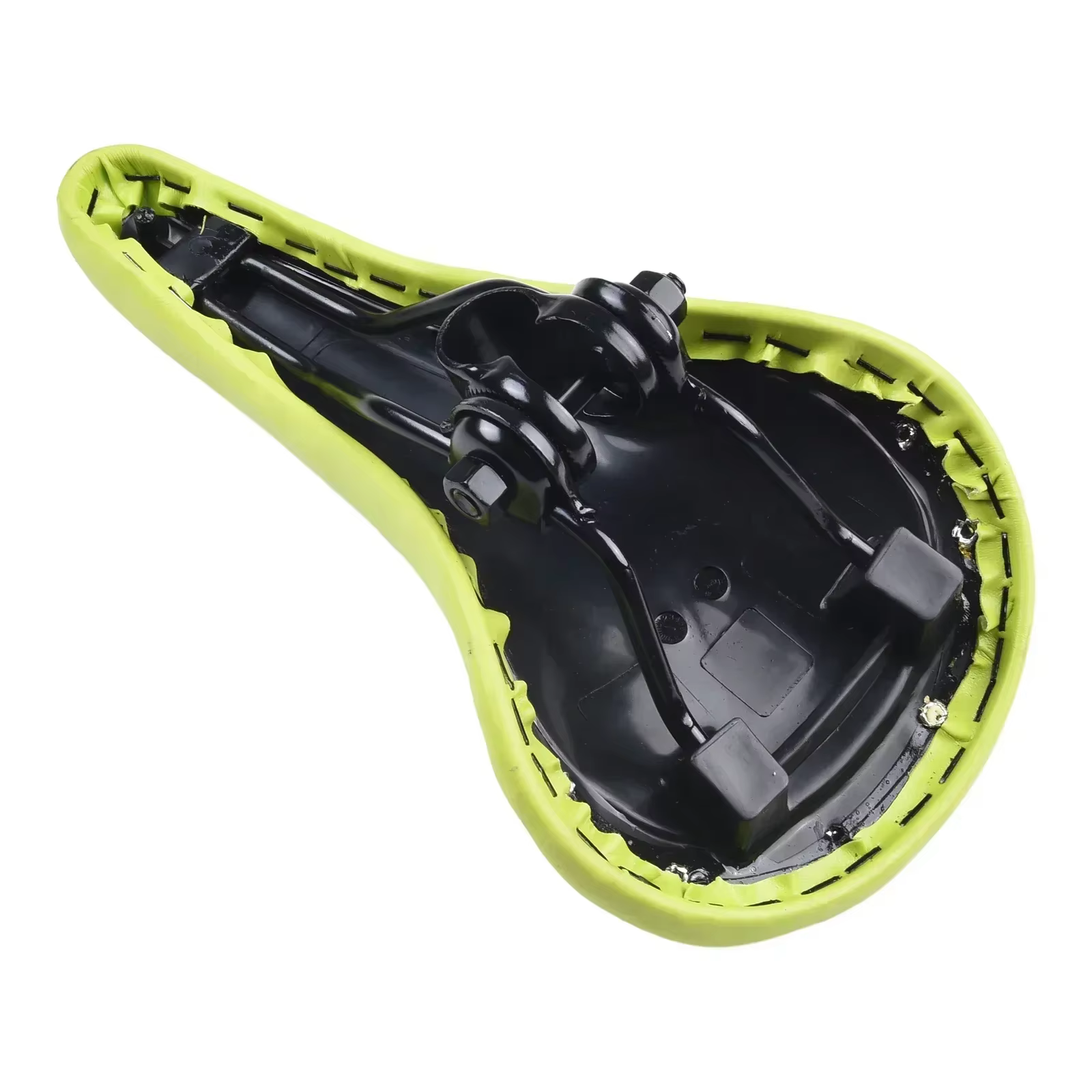 Selle en cuir souple antichoc pour VTT
