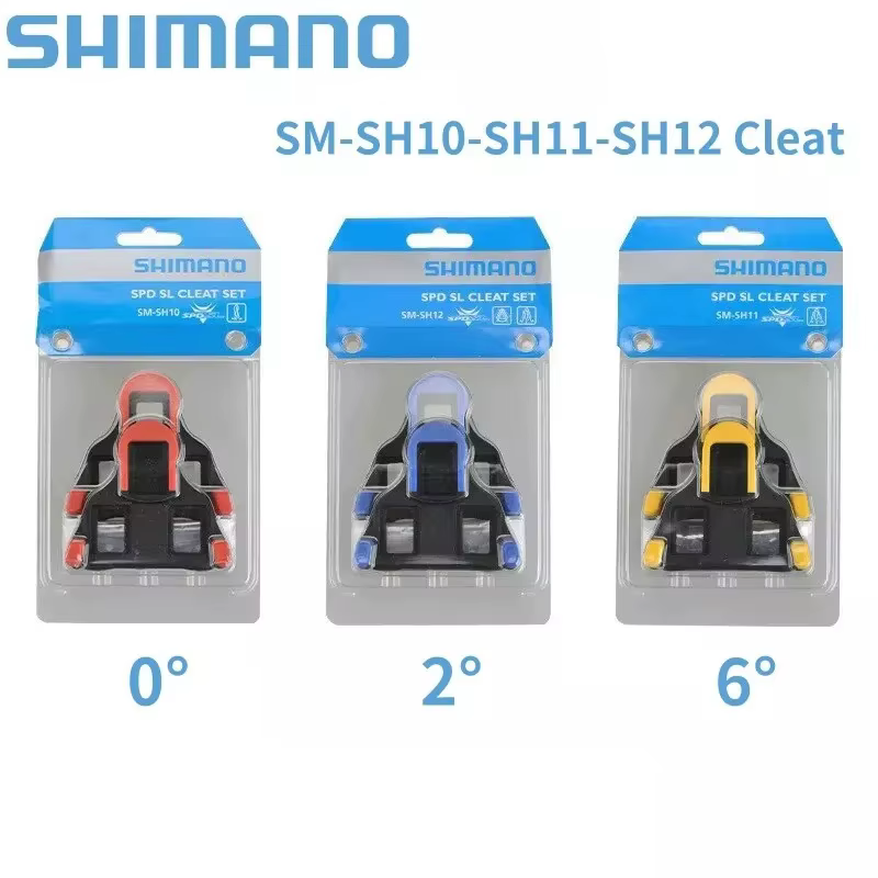 Shimano SPD-SL 0/2/6 ° SM-SH10/SH11/SH12 Cleats de vélo de course pour pédaliers