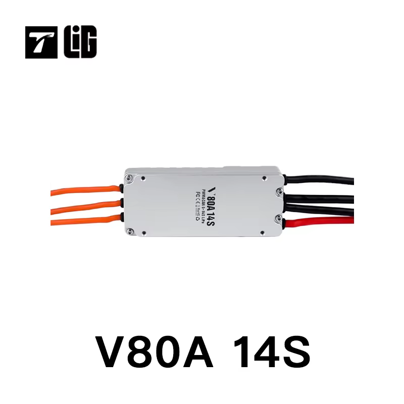 Contrôleur de vitesse électronique V60A/80A/120A/150A/200A 14S ESC pour moteur sans balais, prend en charge le protocole PWM/CAN pour pièces de Drone RC UAV