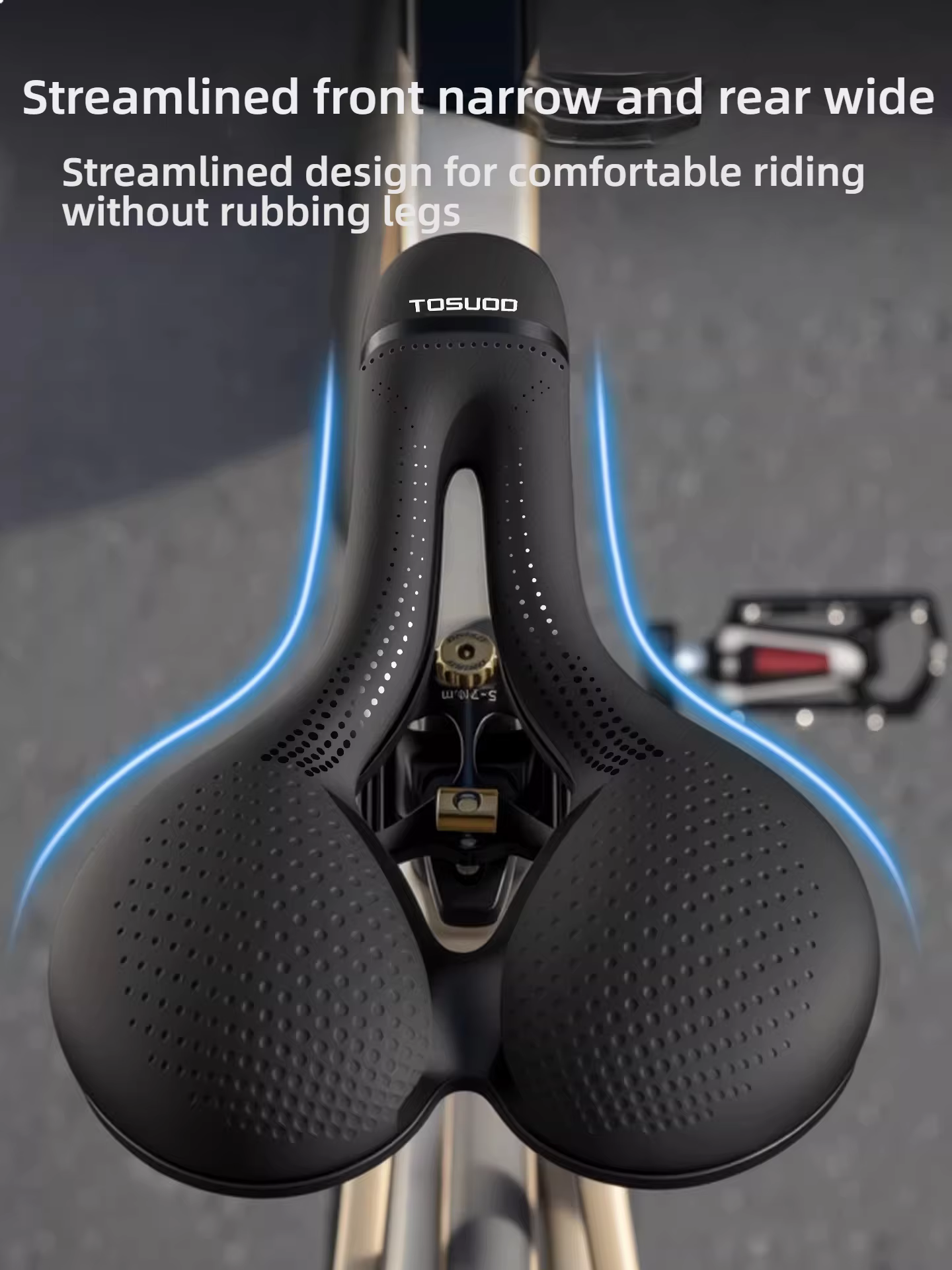 TOSUOD selle de vélo creuse respirante hommes femmes vtt