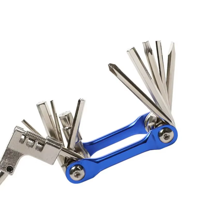 Kit d'outils de réparation de vélo multifonctionnel Portable 11 en 1
