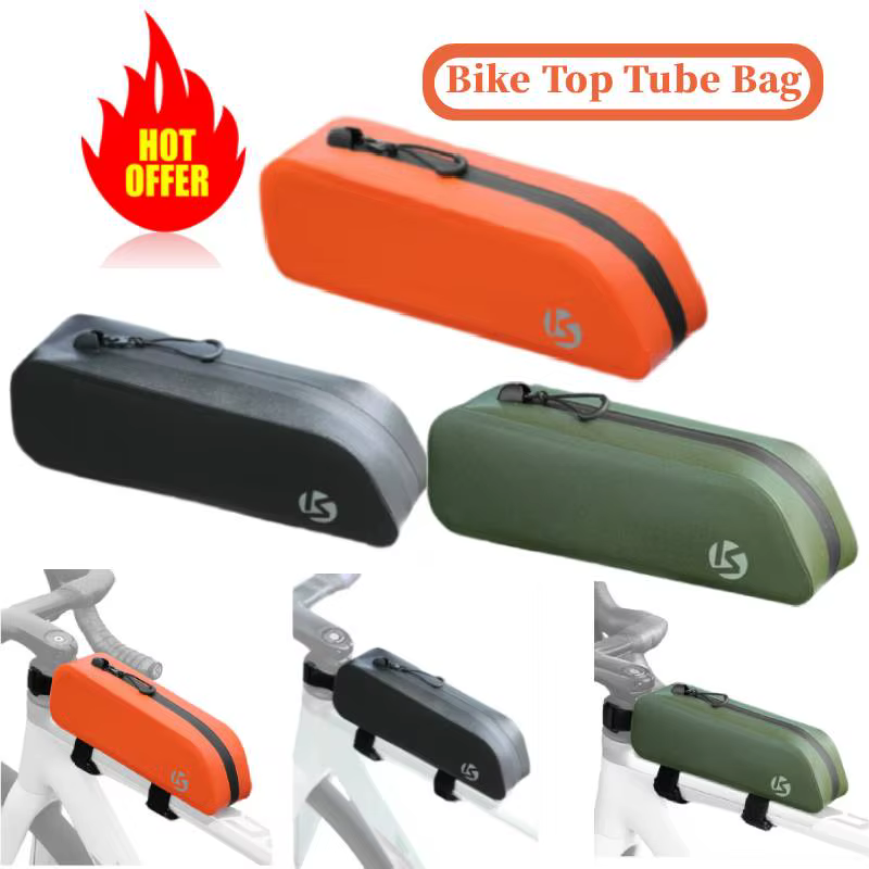 Sacoche de cadre de vélo 600D Double TPU