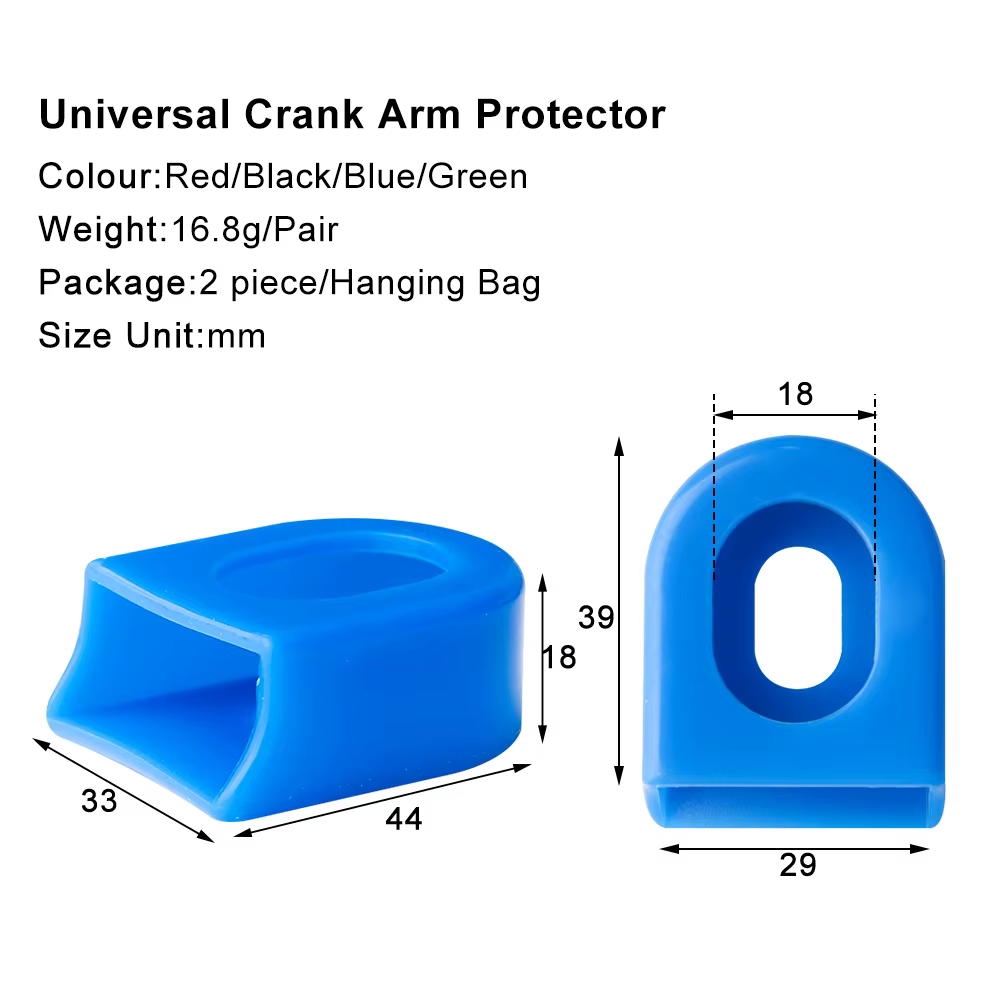 Couvercle de protection de manivelle de vélo en Silicone