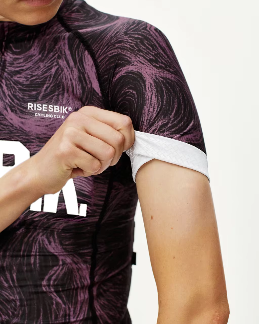 RSBK Maillot de cyclisme pour hommes, manches courtes, antidérapant, en silicone sur les poignets et le bas, séchage rapide, respirant, vêtements de cyclisme MTB