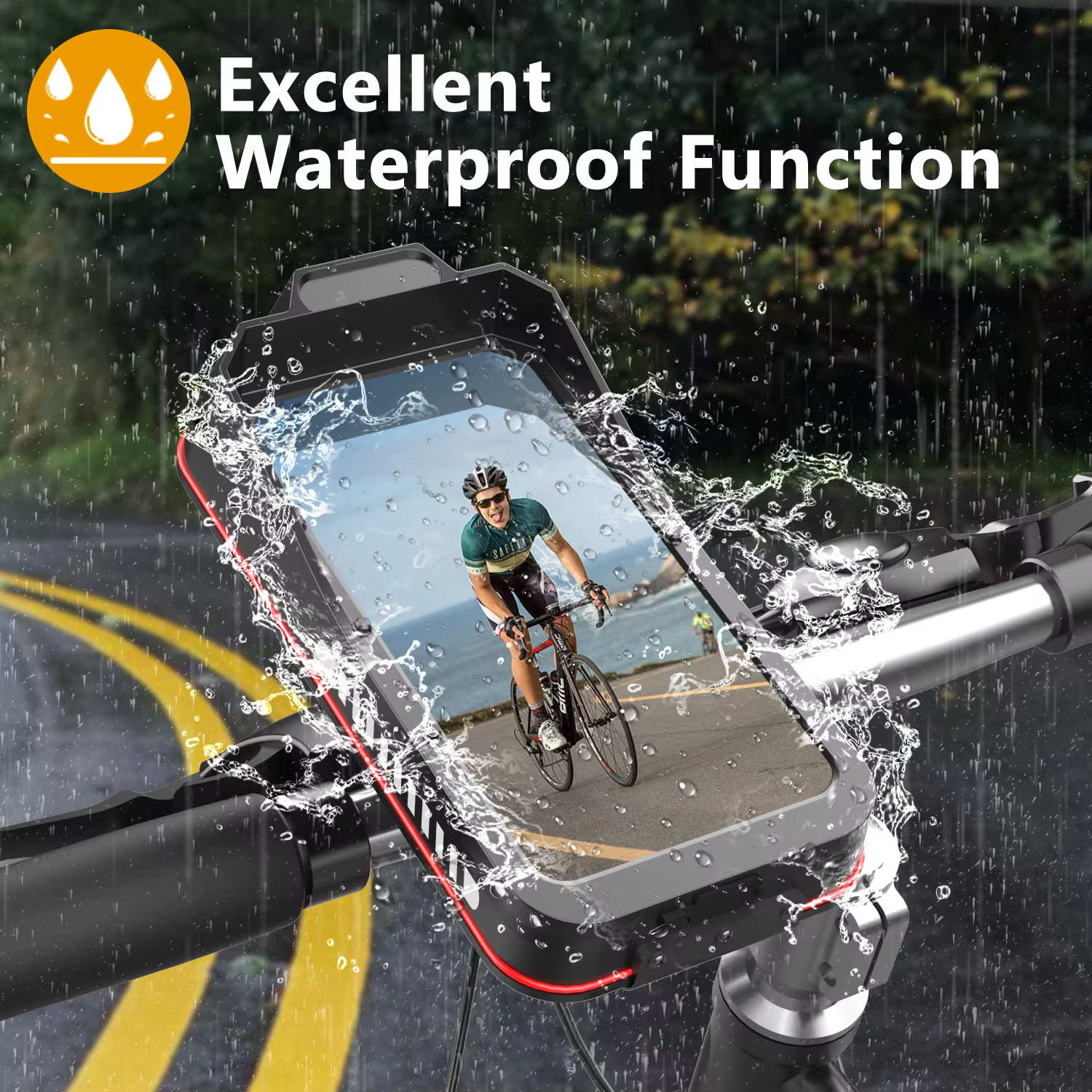 Support de téléphone de vélo étanche