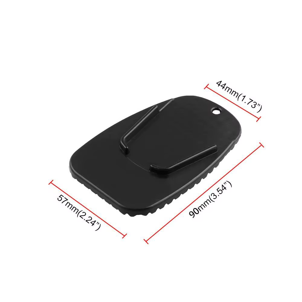 Accessoires : Extension de pied de béquille latérale pour moto, grande base de stationnement