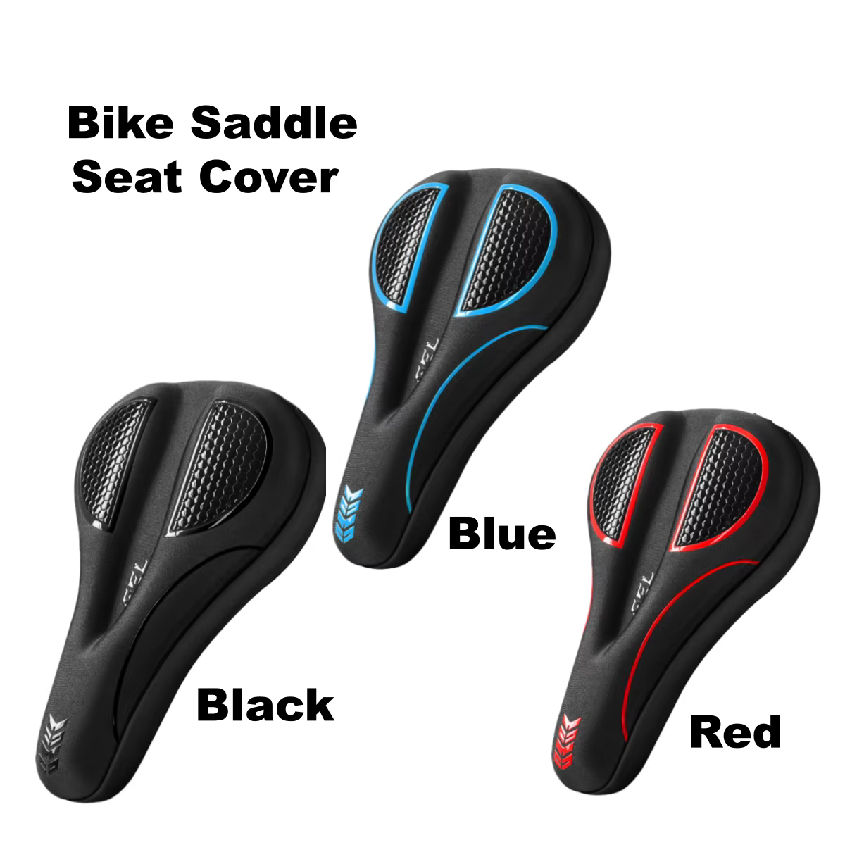 Coussin de siège de vélo confortable – Housse de selle rembourrée en gel pour exercices