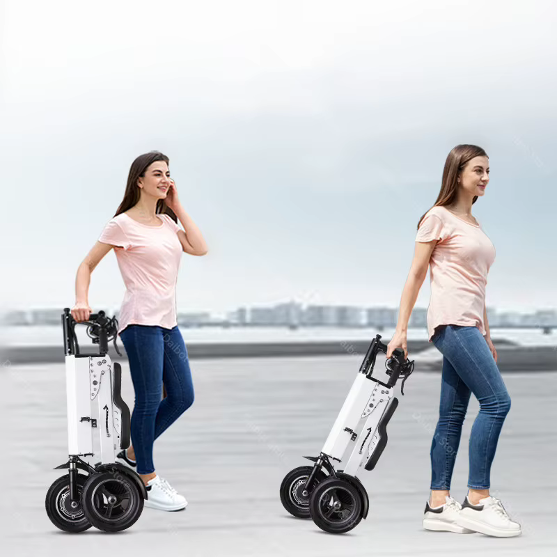 Mini Tricycle Électrique Pliable en Alliage d'Aluminium pour Adulte et Enfant