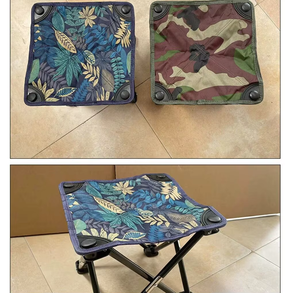 Tabouret pliant portatif extérieur Camping tabouret de pied pliable randonnée plage voyage pique-nique siège de pêche outils pour Camping randonnée