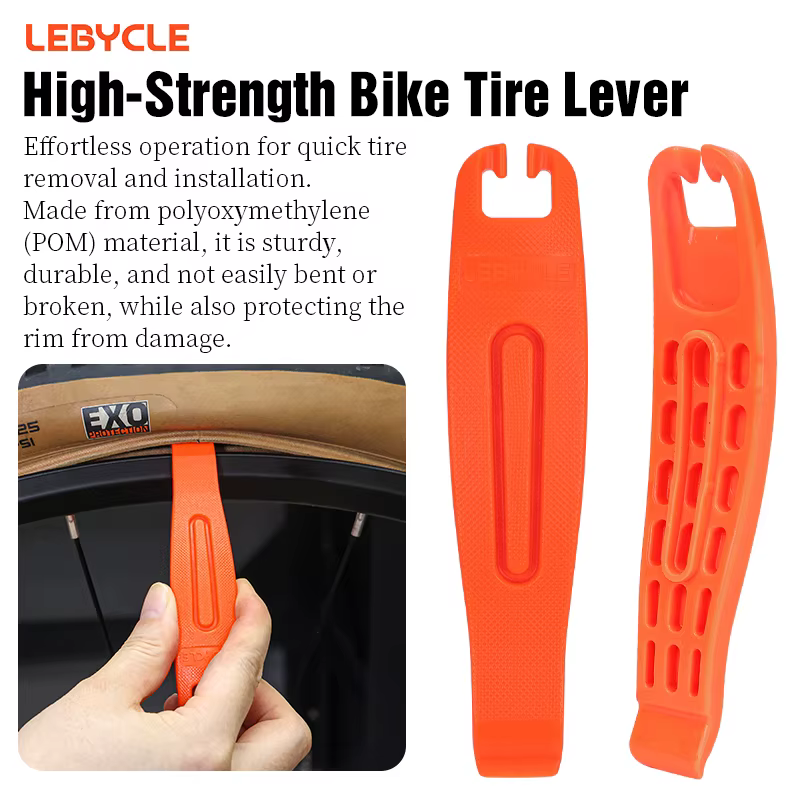 LEBYCLE 3 pièces leviers de pneu tige de vélo cyclisme barre de levier outils de réparation ouvreur