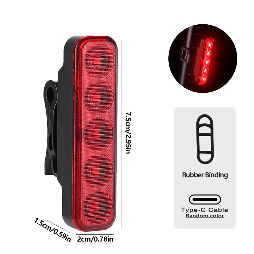 Feu arrière de vélo LED