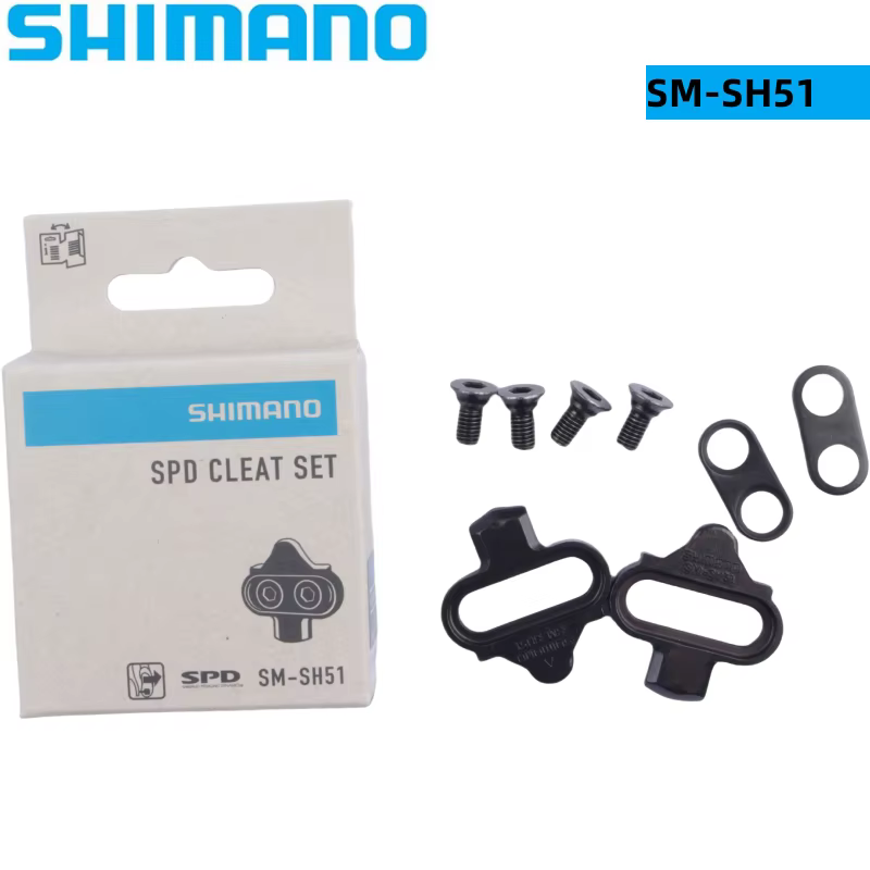Shimano-Plaques flottantes pour pédales de vélo