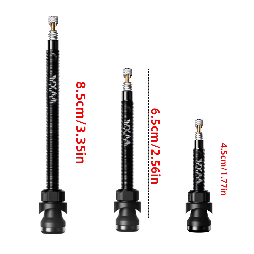 Valves tubeless VXM 45 65 85 mm en alliage d'aluminium